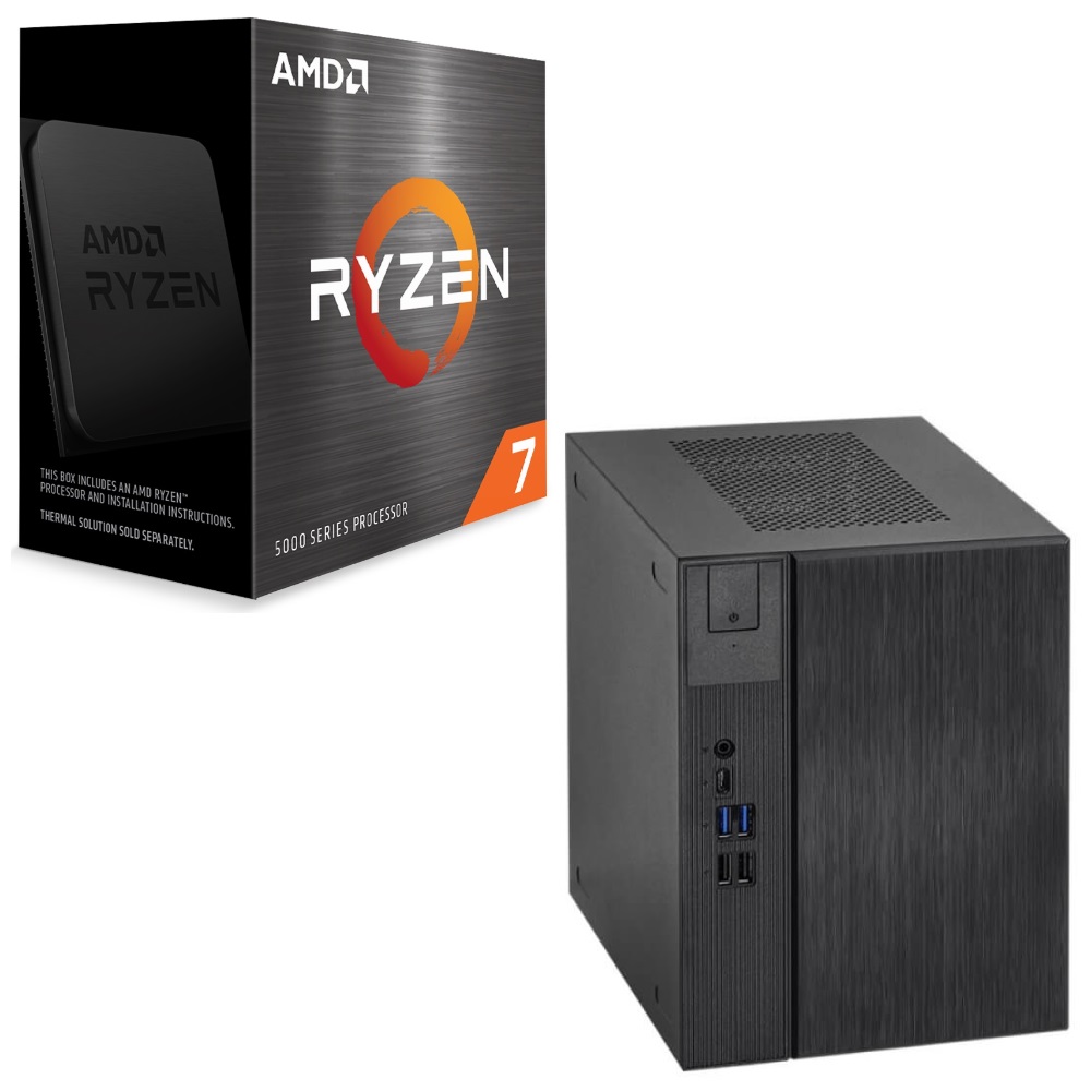 セット商品 AMD Ryzen 7 5700X BOX + ASRock DeskMeet X300 セット