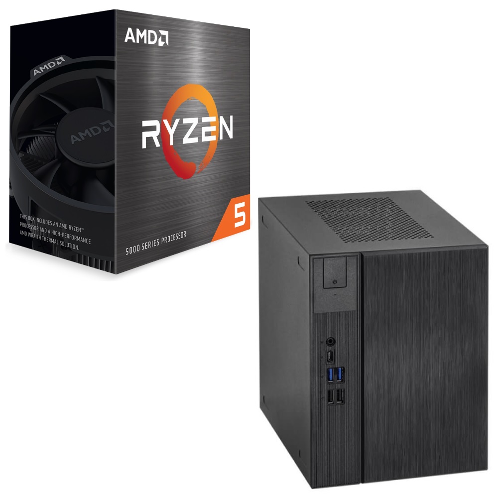 セット商品 AMD Ryzen 5 5600 BOX + ASRock DeskMeet X300 セット