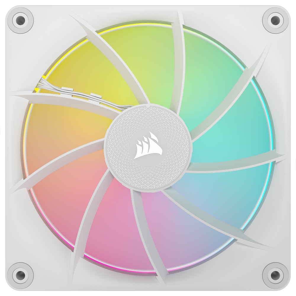 【新品未開封】iCUE LINK QX140 RGB WHITE2個入り② iCUE LINK QX140 RGB 140mm PWM PC Fan Expansion Kit - White