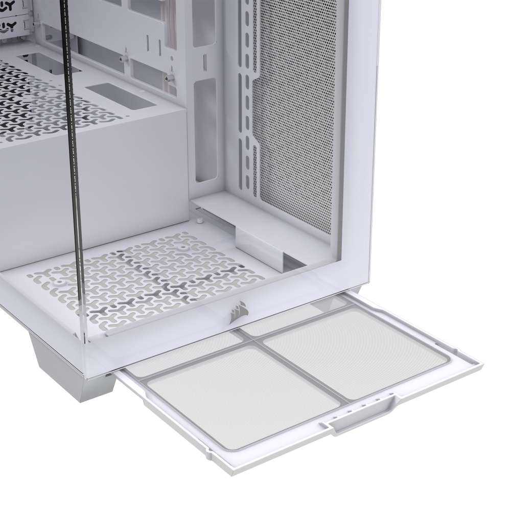 Corsair 3500X Tempered Glass Mid-Tower White CC-9011277-WW Corsair 3500X Tempered Glass Mid-Tower White CC-9011277-WW