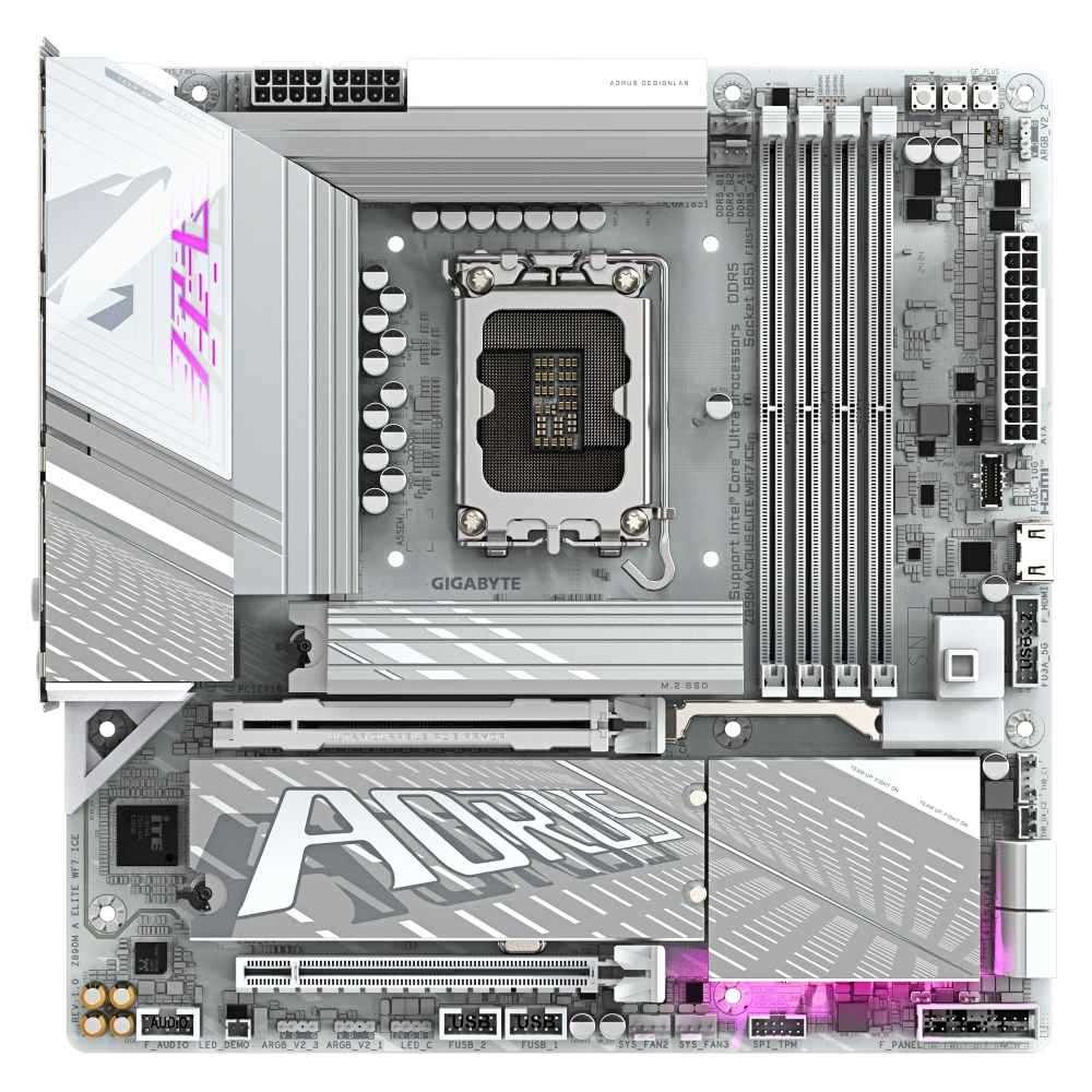 自作PC 265KF、Z890M AORUS ELITE WIFI7 ICE等 GIGABYTE Z890M AORUS ELITE WIFI7 ICE | パソコン工房【公式通販】