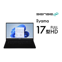 ＜パソコン工房＞ 第13世代インテル Core i7搭載144Hz対応17型フルHDクリエイターノートパソコン / iiyama SENSE-17FH126-i7-UXSX [Windows 11 Home]画像