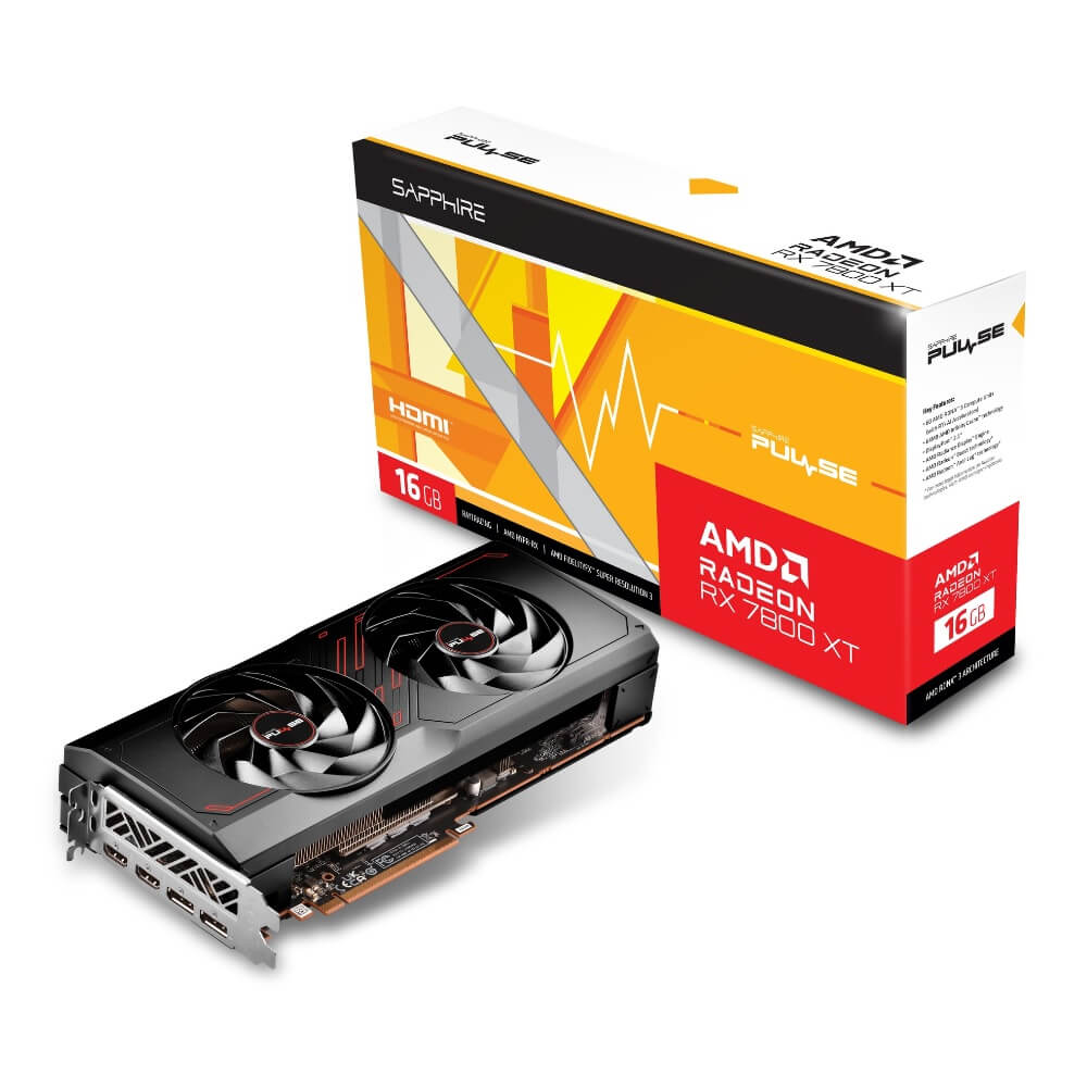 SAPPHIRE PULSE AMD Radeon RX 7800 XT Gaming 16GD6 11330-02-20G