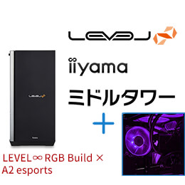 ＜Dell デル＞ LEVEL-R9X5-LCR59W-XAX-A2 [RGB Build] ミドルタワーゲームパソコン画像