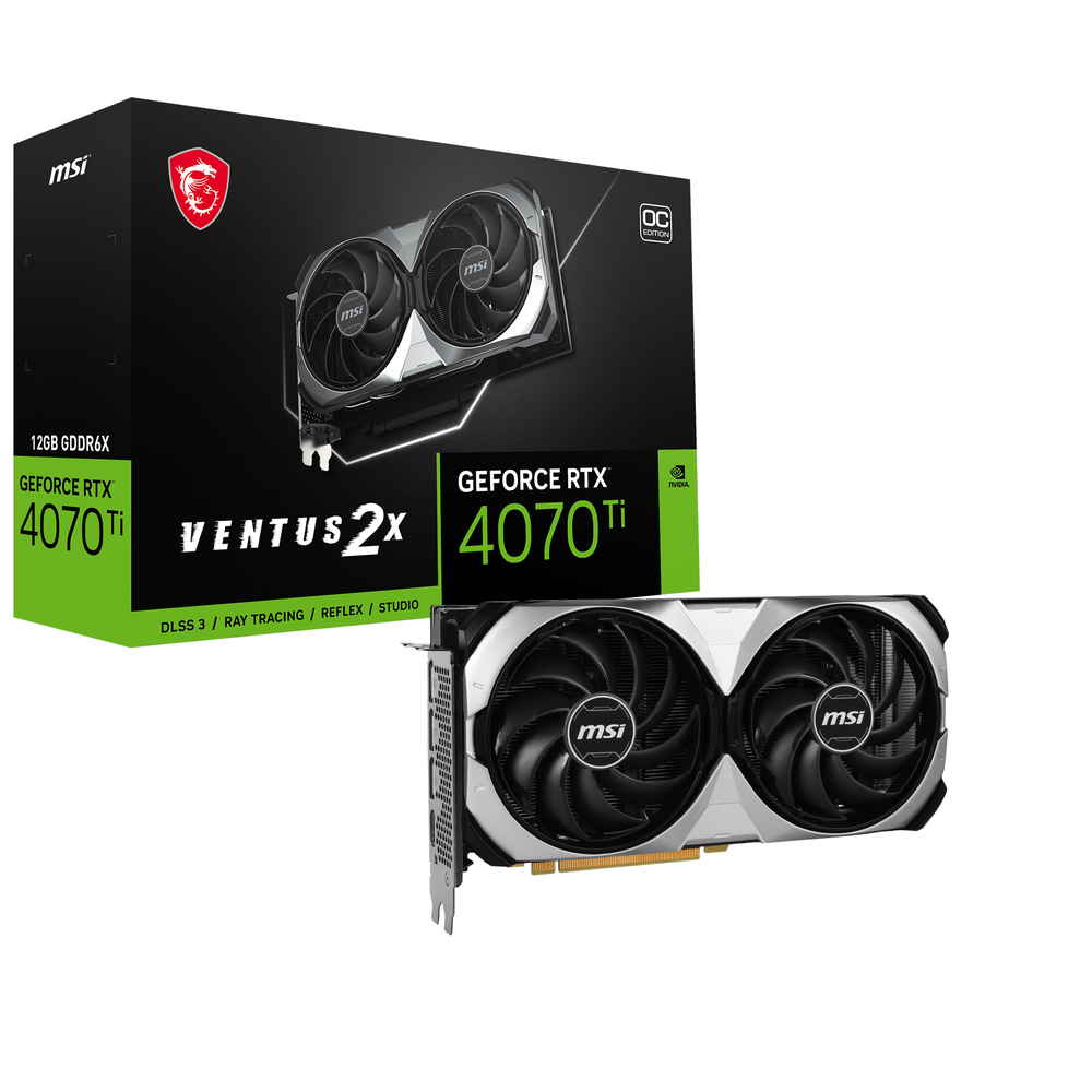 MSI GeForce RTX 4070 Ti VENTUS 2X 12G OC | パソコン工房【公式通販】