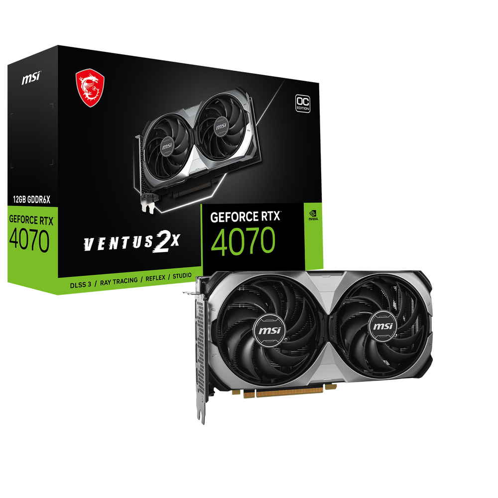 MSI GeForce RTX 4070 VENTUS 2X E 12G OC | パソコン工房【公式通販】