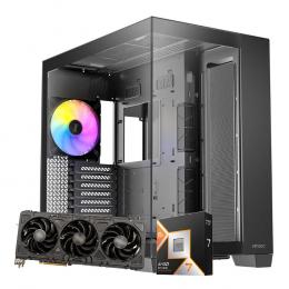 Antec Constellation C8 ARGB 黒 PCケース採用・Palit GeForce RTX 5090・AMD Ryzen 7 9800X3D 組立キット