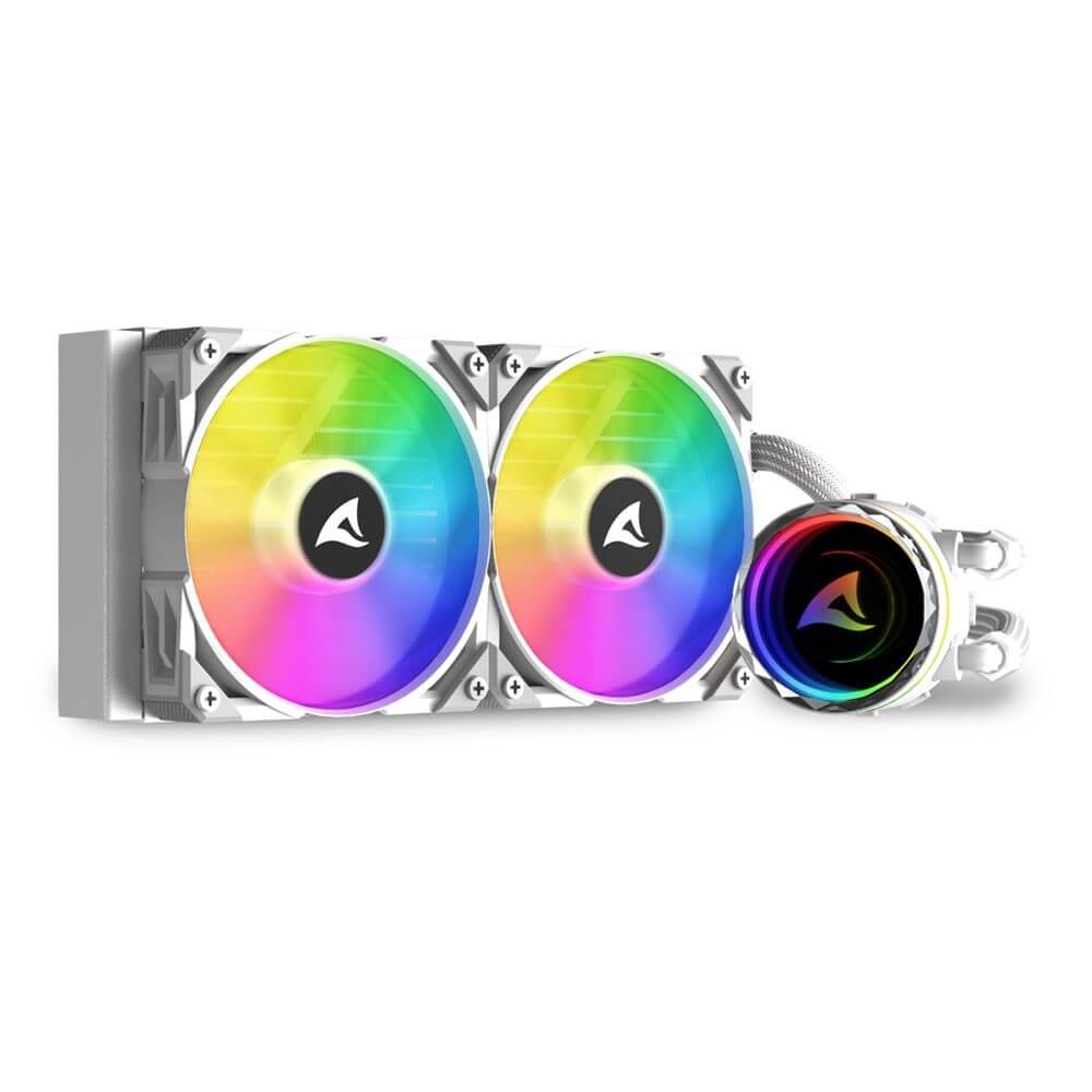 Sharkoon S80 RGB White 240mm 水冷クーラー 未開封 Sharkoon S80 RGB White SHA-S80 RGB AIO WT | パソコン工房