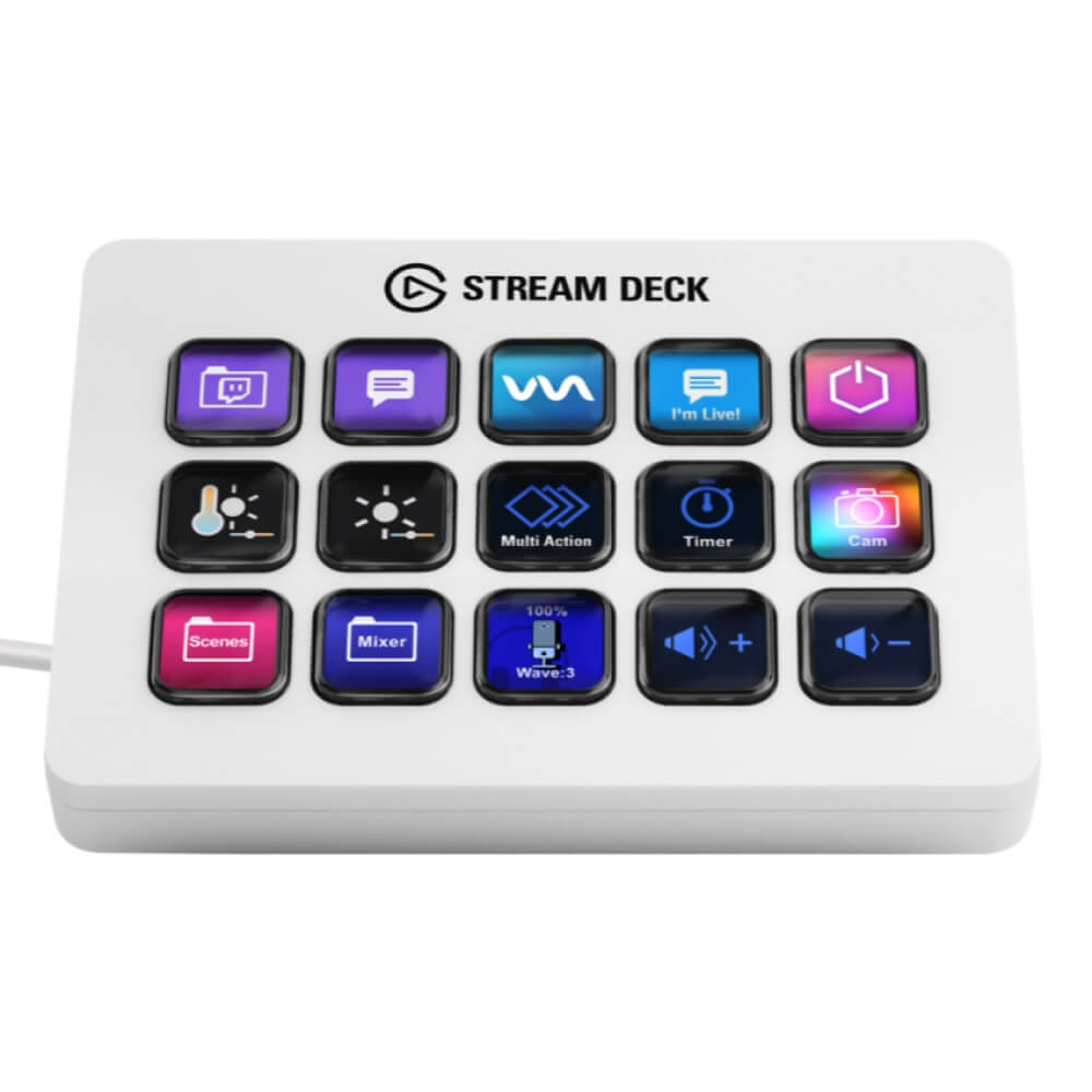 Elgato STREAM DECK MK.2 white 10GBA9911-JP | パソコン工房【公式通販】