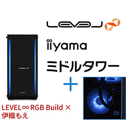 ＜パソコン工房＞【伊織もえコラボ】AMD Ryzen 9とGeForce RTX 4090搭載ミドルタワーゲーミングPC / iiyama LEVEL-R7X7-LCR79Z-XL2X-moe [RGB Build]画像