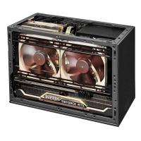 SSUPD MESHROOM D Black フルメッシュ Mini-ITX Meshroom D Mini-ITX SFF PC Case | Ssupd