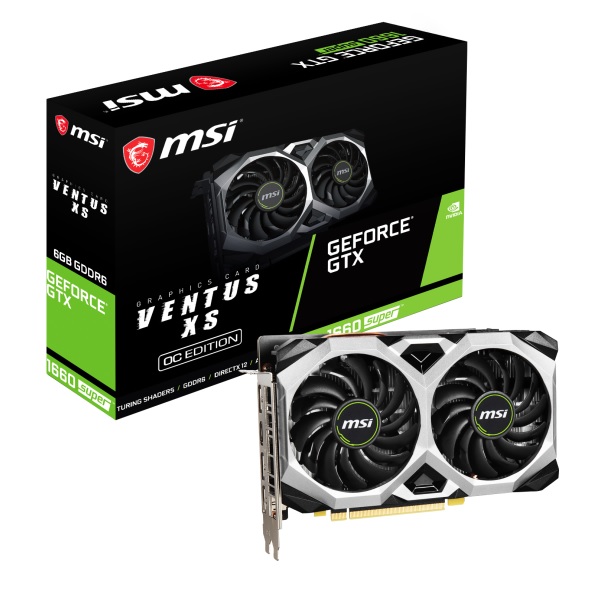 MSI GeForce GTX 1660 SUPER VENTUS XS OC | パソコン工房【公式通販】