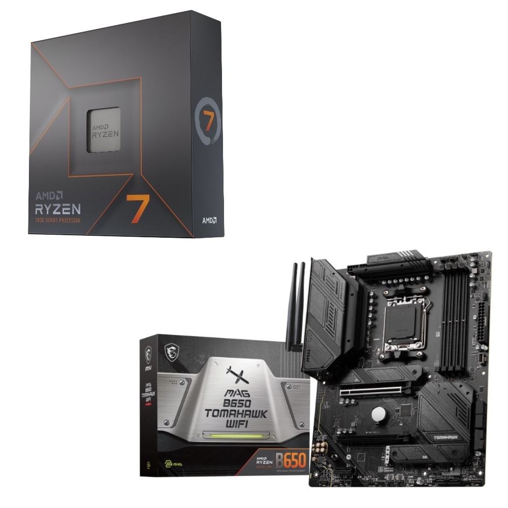 セット商品 AMD Ryzen 7 7700X BOX + MSI MAG B650 TOMAHAWK WIFI