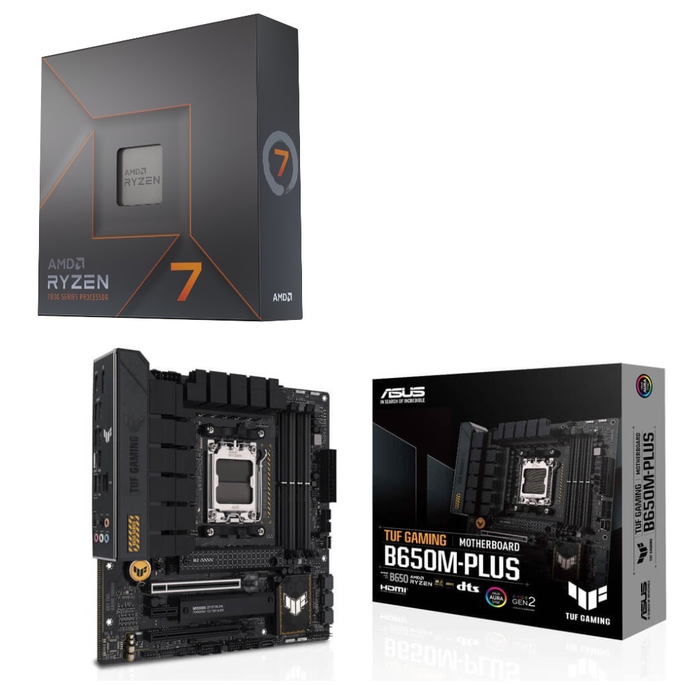 セット商品 AMD Ryzen 7 7700X BOX + ASUS TUF GAMING B650M-PLUS