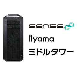 ＜パソコン工房＞ AMD Ryzen 9とGeForce RTX 3060 Ti搭載ミドルタワークリエイターパソコン / iiyama SENSE-F0X7-LCR79W-SAX [Windows 11 Home]