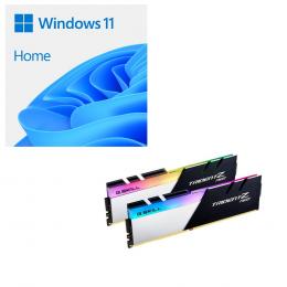 Windows 11 Home 64bit DSP + G.SKILL F4-3600C16D-16GTZNC バンドルセット