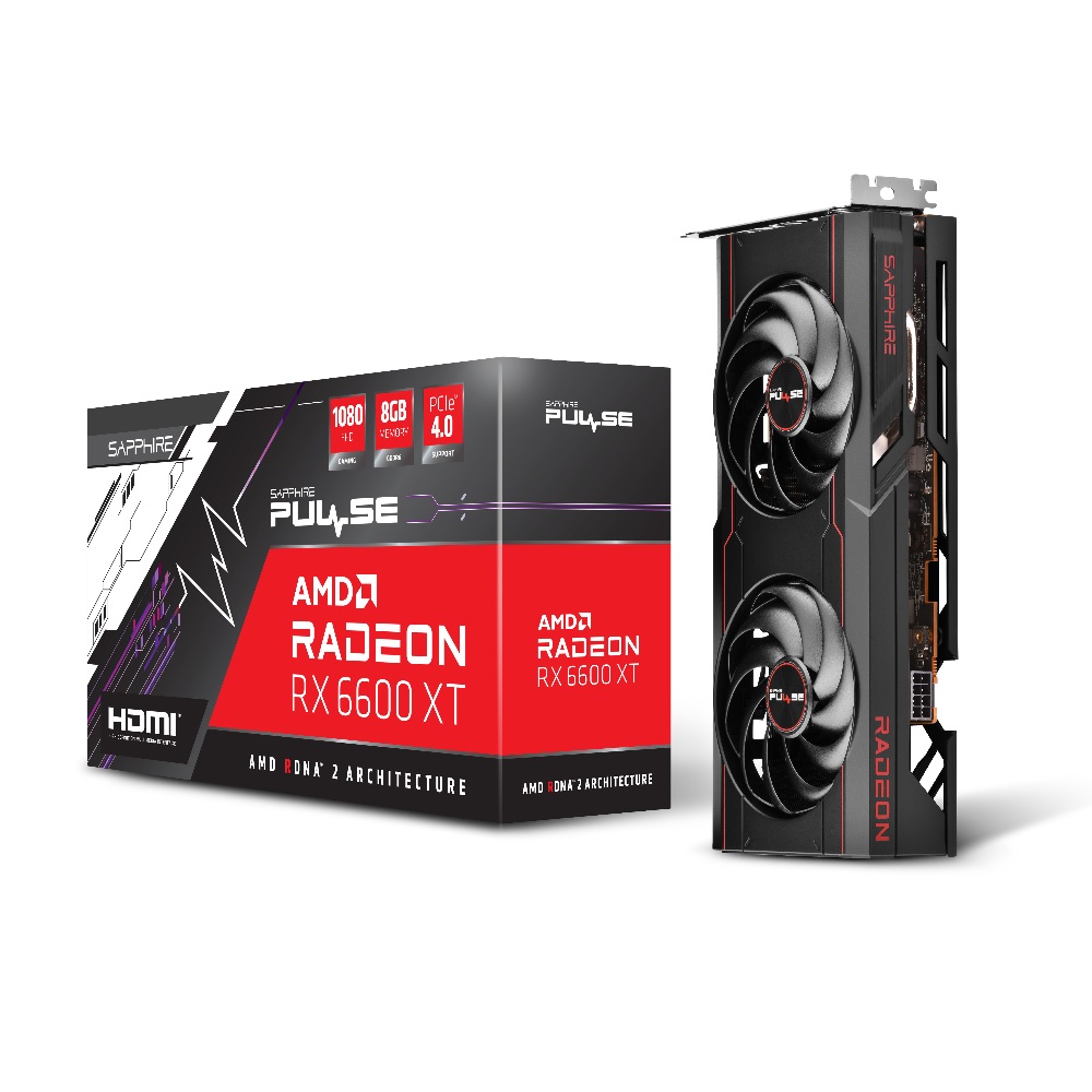 Sapphire PULSE AMD Radeon RX 6600 XT SAP-PULSERX6600XTOC8GB/11309 ...