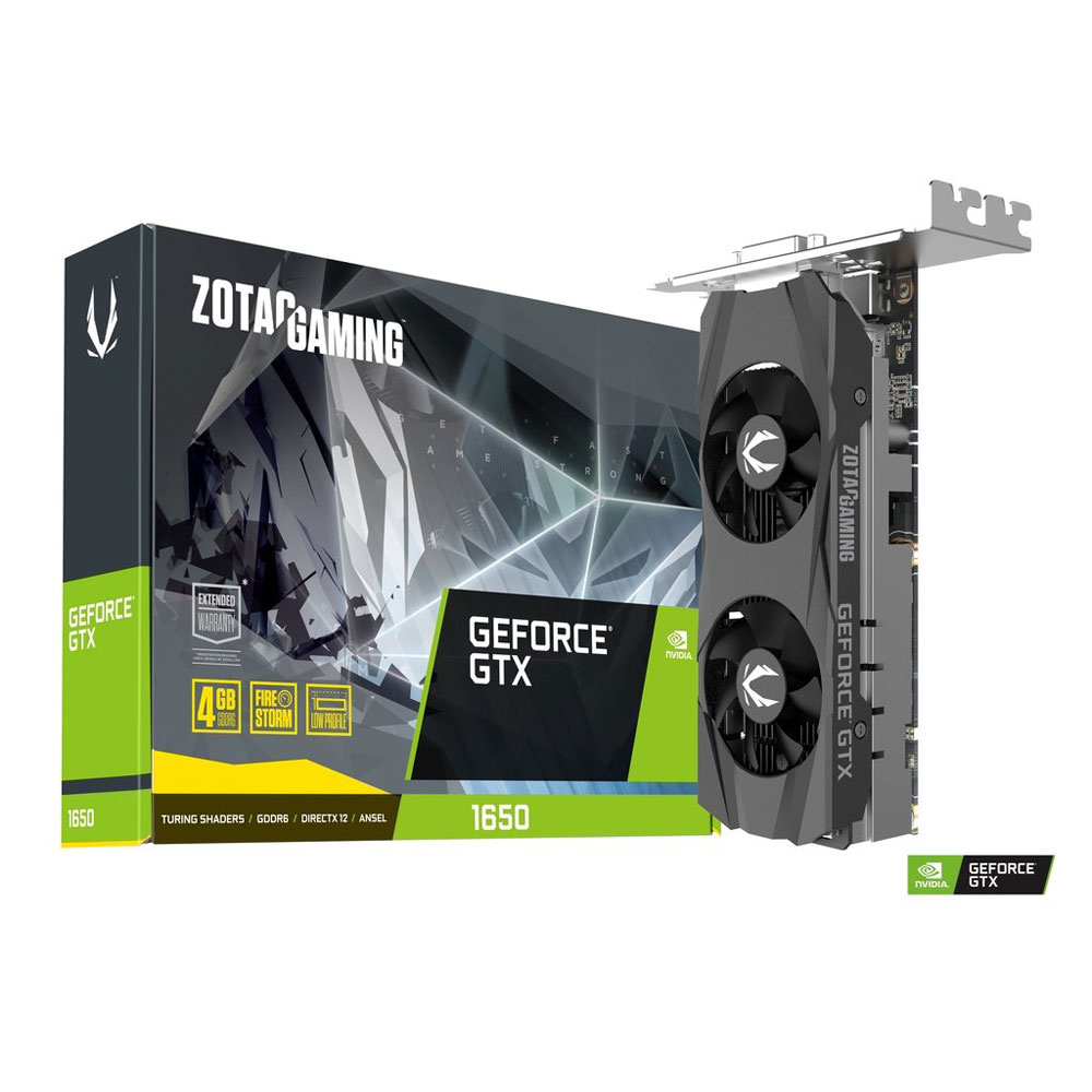 ZOTAC GAMING GeForce GTX 1650 Low Profile GDDR6 / ZT-T16520H-10L