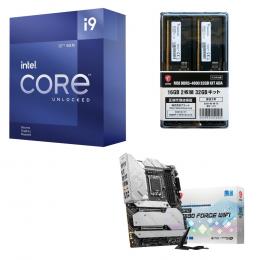 ＜Dell デル＞ Intel Core i9 12900KF BOX + MSI MPG Z690 FORCE WIFI + DDR5 16GB×2枚組 メモリ セット パーツセット