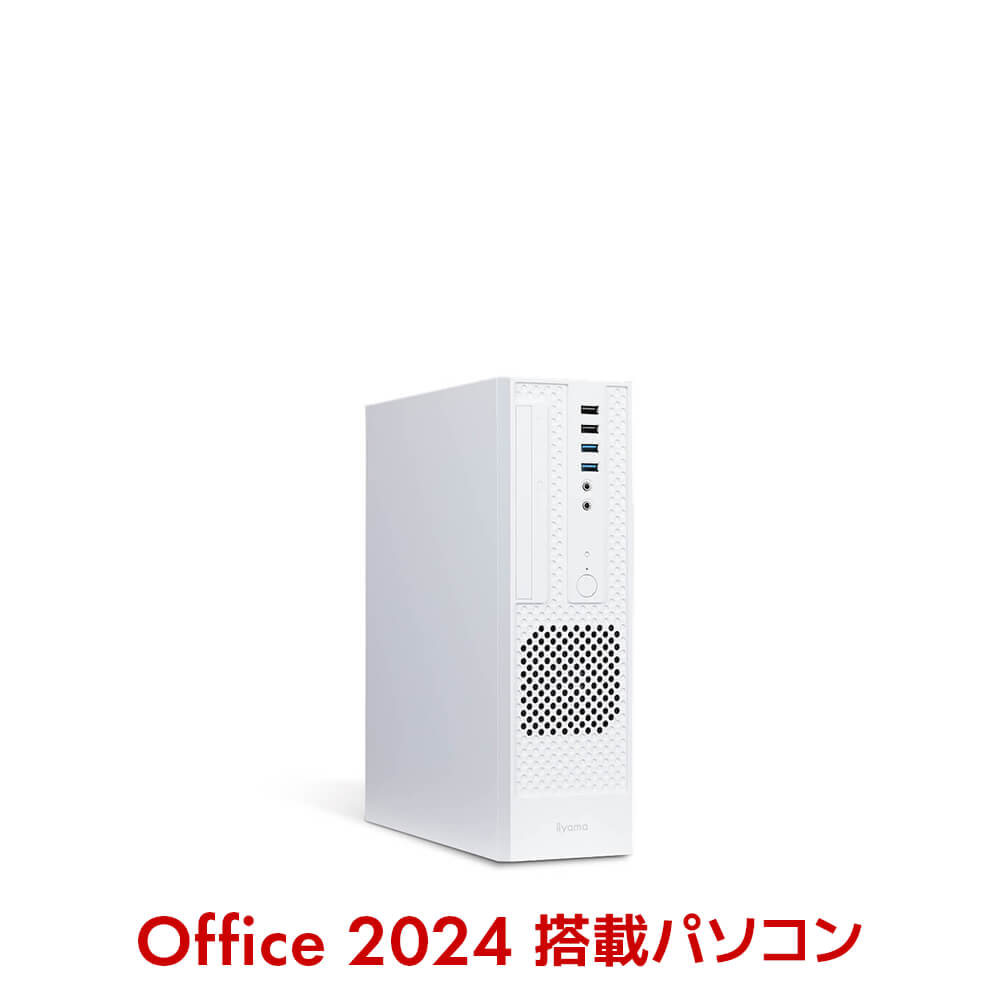 UNITICOMパソコン工房 i5/8GB/SSD/HDD/グラボ/Office iiyama PC STYLE-S17M-124-UHX-BLACK [Office 2024 SET