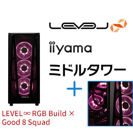 ＜Dell デル＞ LEVEL-R65A-LC117-UAX-IeC [RGB Build] ミドルタワーゲームパソコン画像