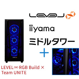 ＜Dell デル＞ LEVEL-R65A-LC117-UAX-UNITE [RGB Build] ミドルタワーゲームパソコン画像