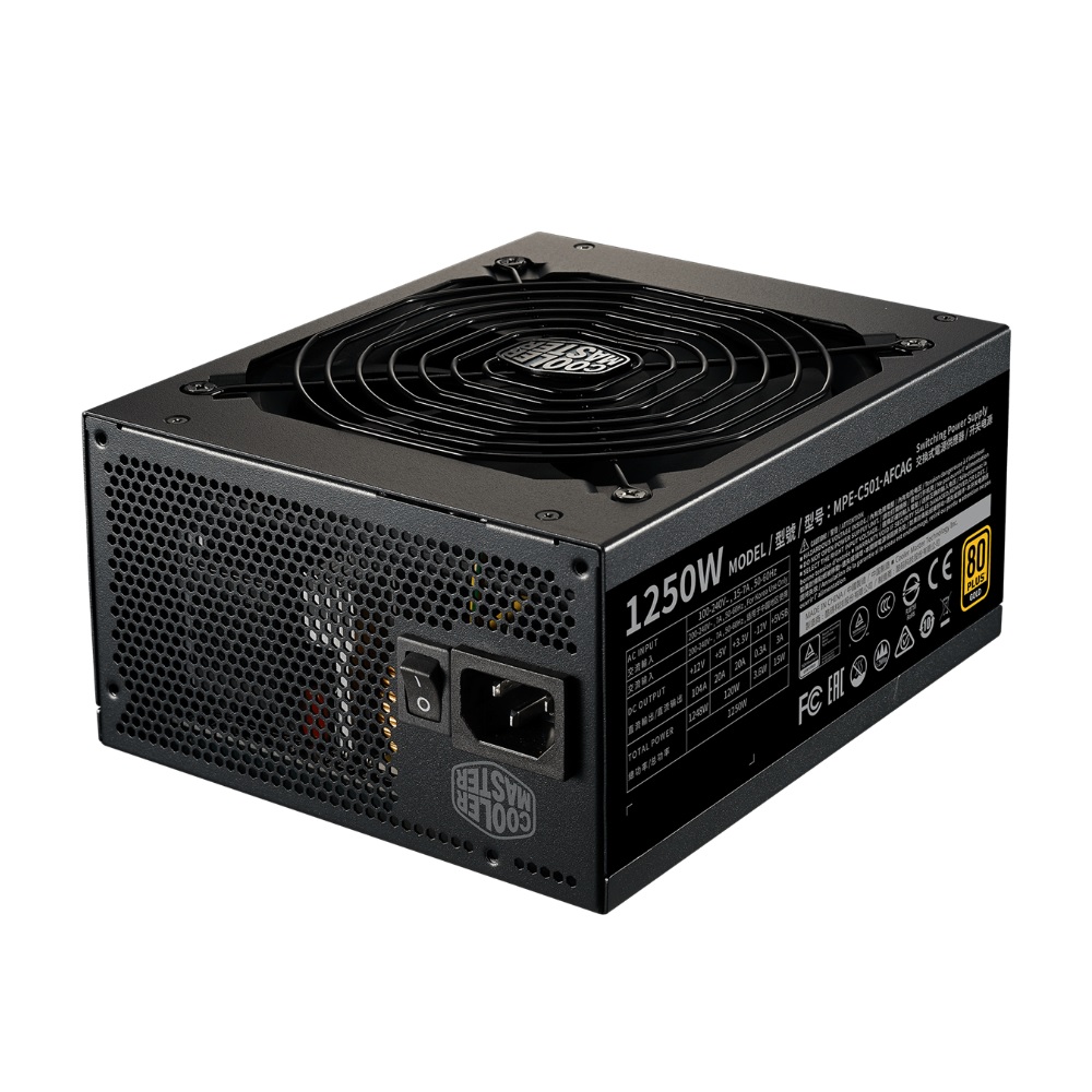 COOLER MASTER MWE Gold 1250 – V2 Full Modular フルモジュラー80PLUS GOLD電源ユニット MPE-C501-AFCAG-JP 【17,980円】送料無料 期間限定特価セール！