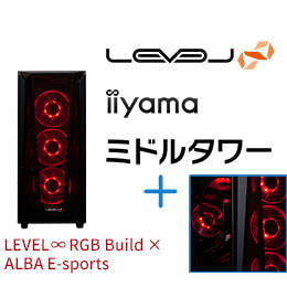 ＜Dell デル＞ LEVEL-R65A-LC117F-SAX-ALBA [RGB Build] ミドルタワーゲームパソコン画像