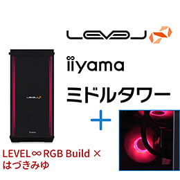 ＜パソコン工房＞【はづきみゆコラボ】AMD Ryzen 7とGeForce RTX 4070 Ti搭載ミドルタワーゲーミングPC / iiyama LEVEL-R7X7-LCR78D-ULX-MIYU [RGB Build]