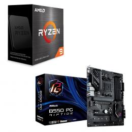  AMD Ryzen 9 5950X BOX + ASRock B550 PG Riptide セット パーツセット