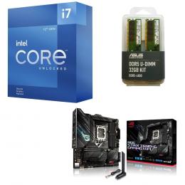 ＜Dell デル＞ Intel Core i7 12700KF BOX + ASUS ROG STRIX Z690-G GAMING WIFI + DDR5 16GB×2枚組 メモリ セット パーツセット画像