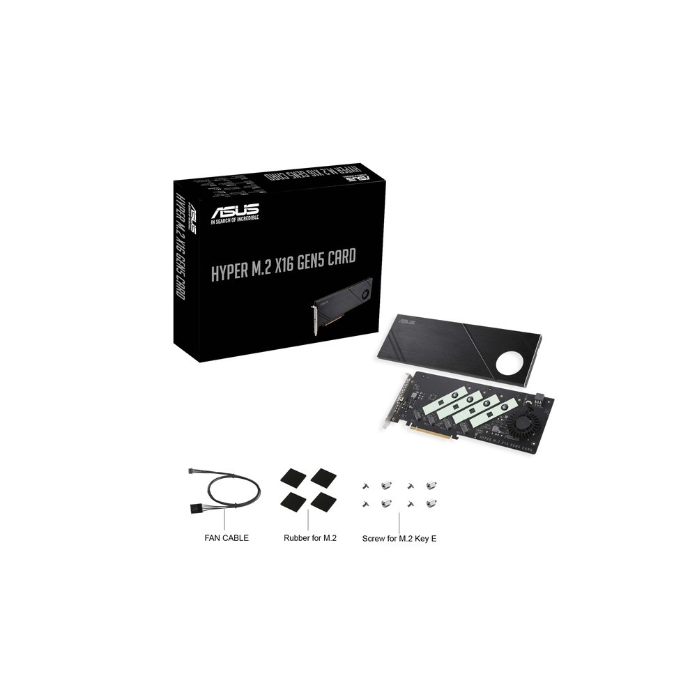 ASUS Hyper M.2 x16 Gen5 拡張カード PCIe5.0 Amazon.co.jp: ASUS Hyper M.2 x16 Gen5 カード (PCIe 5.0/4.0) 4つの