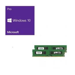 ＜Dell デル＞ Windows 10 Pro 64Bit DSP + CFD W4U2400CM-8G [DDR4-2400 8GB×2] バンドルセット パーツセット画像