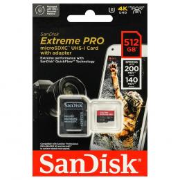 SanDisk microSDXC 512GB 新品アダプター付き