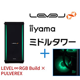 ＜パソコン工房＞【PULVEREXコラボ】第13世代インテル Core i9とGeForce RTX 4090搭載ミドルタワーゲーミングPC / iiyama LEVEL-R77A-LC139KF-XLX-PVX [RGB Build]画像
