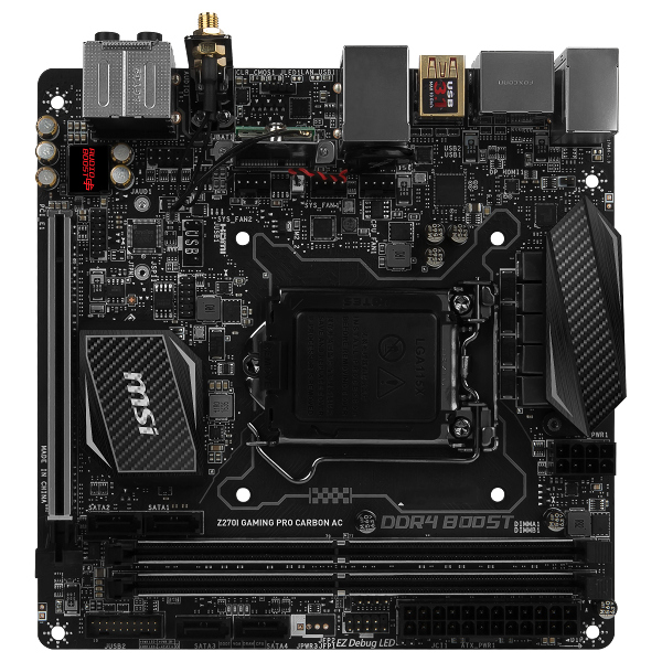MSI Z270I GAMING PRO CARBON マザーボード s-l400.jpg
