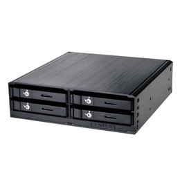 5インチベイにまとめるラック 2.5×4 SATA6G (CMRK-S4S6G2)