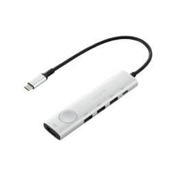 サンワサプライ モバイル ドッキングステーション USB-3H131BK USB-3H131BK【モバイルドッキングステーション（USB3.2 Gen1