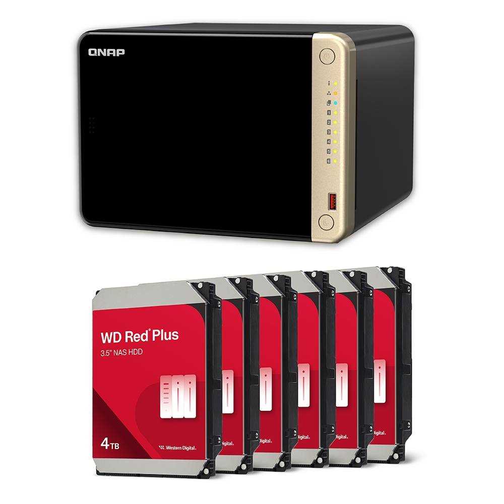 [Motu]QNAP TS-664 NAS 本体 qnap-ts-664-8g-6-bay-nas-