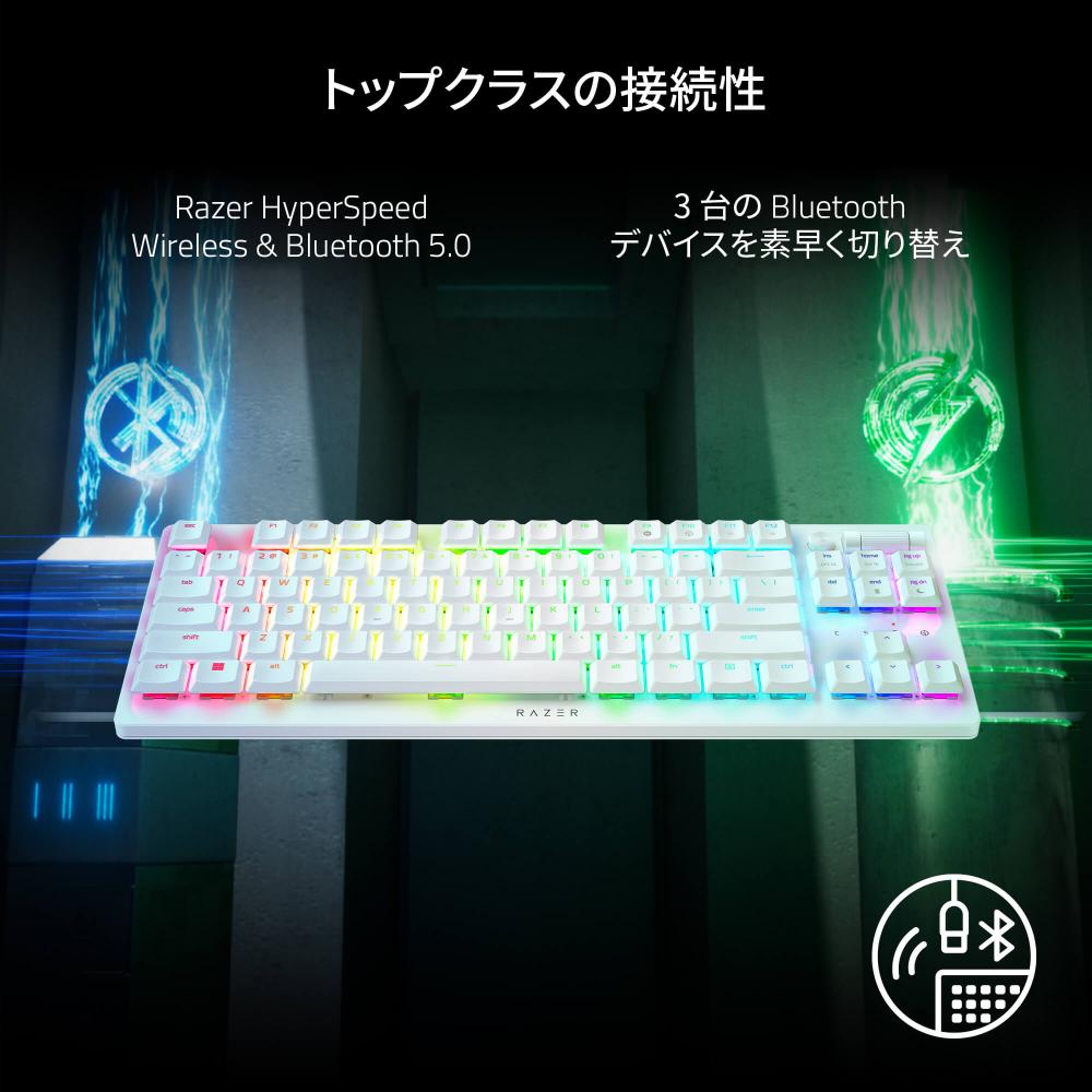 Razer DeathStalker V2 Pro Tenkeyless JP White Edition Linear Razer DeathStalker V2 Pro Tenkeyless JP White Edition Linear