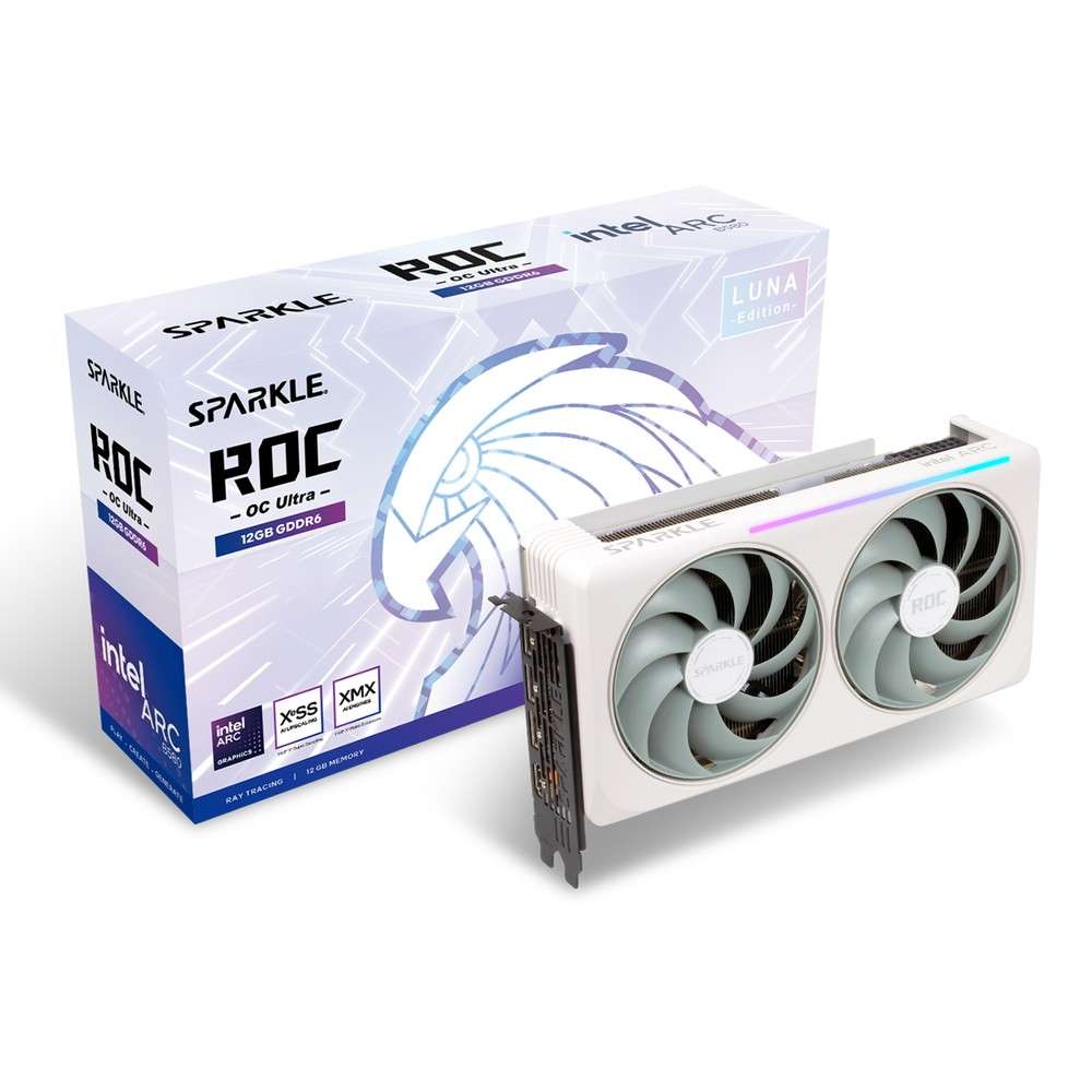 【未使用】SPARKLE Intel Arc B580 12GB SPARKLE Intel Arc B580 TITAN OC 12GB GDDR6 PCIe 4.0 Graphics