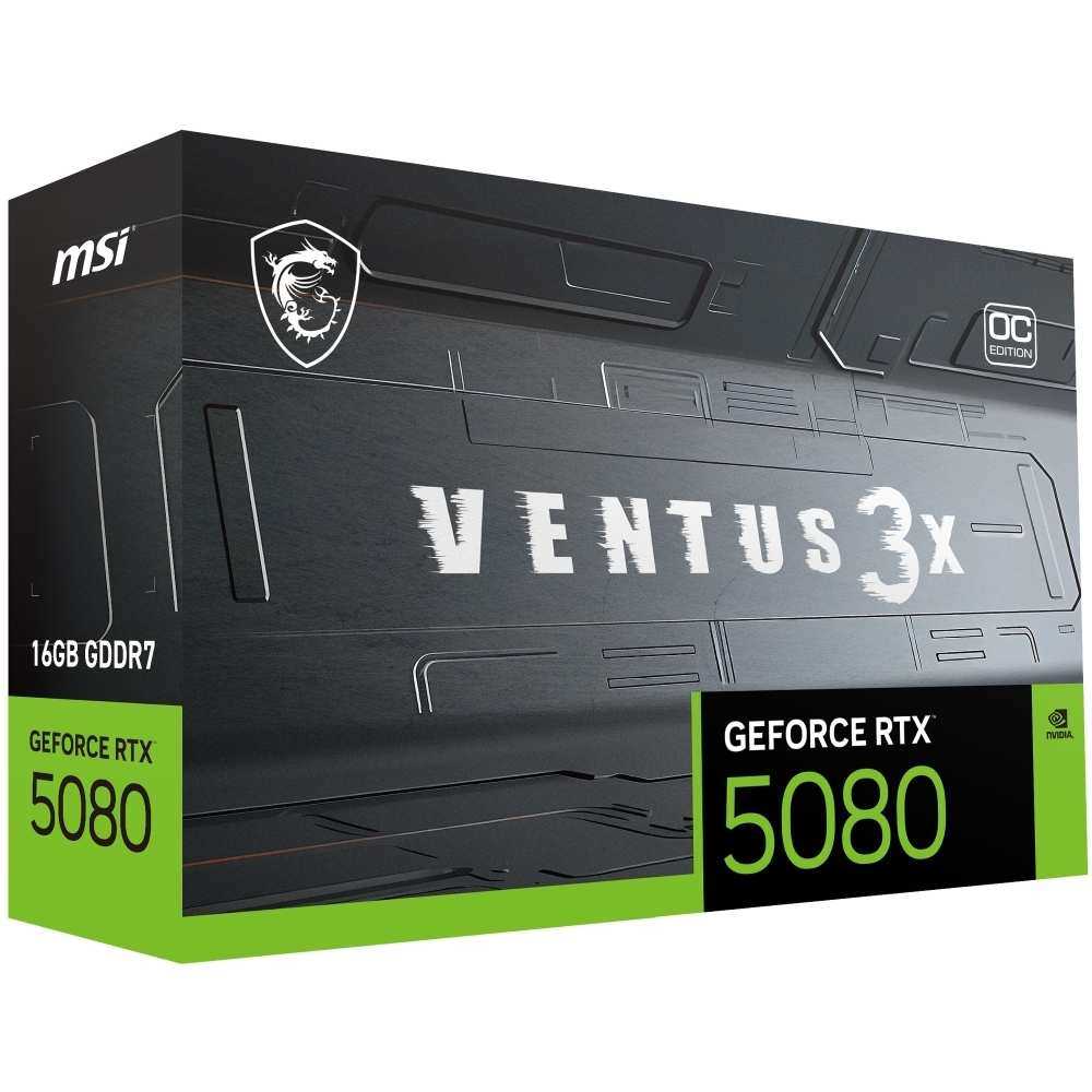 MSI GeForce RTX 5080 16G VENTUS 3X OC | パソコン工房【公式通販】