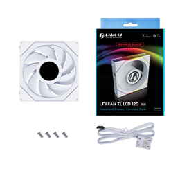 UNI FAN TL LCD 120 Reverse Blade WT Single Pack
