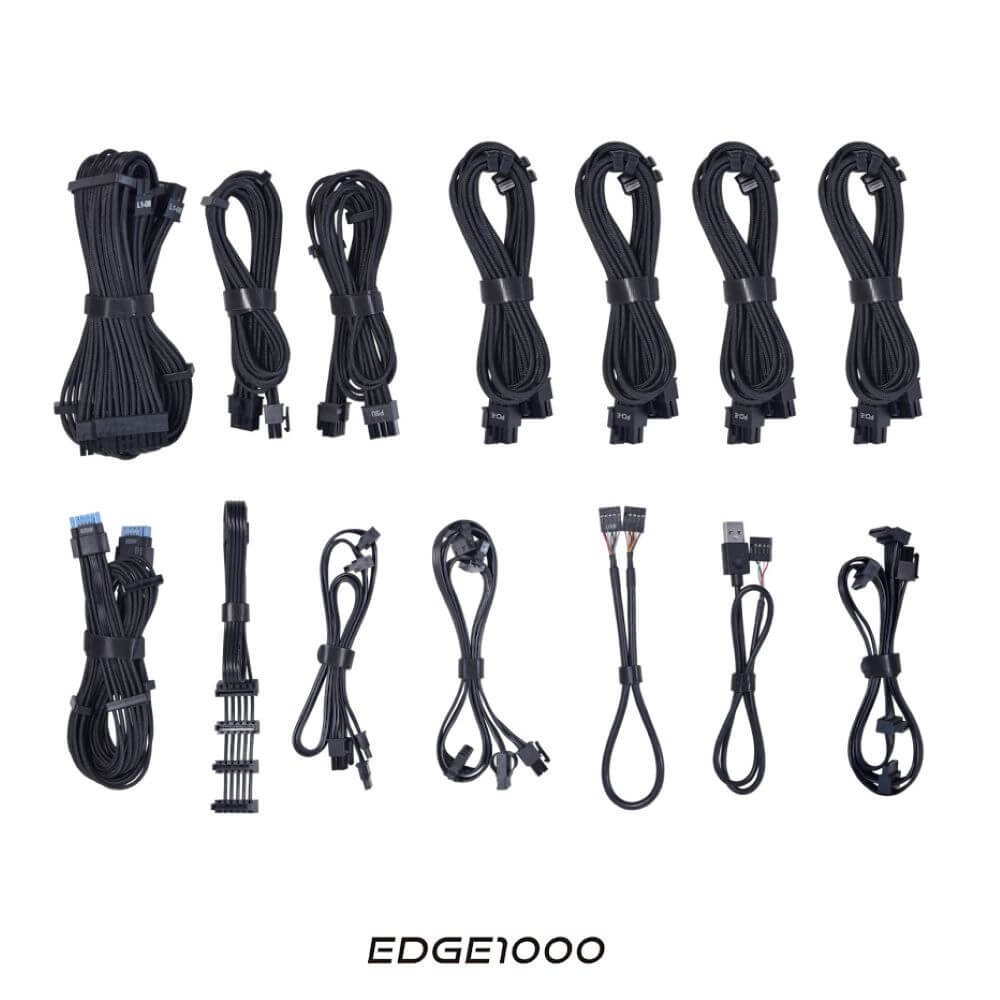 【ATX電源】LL-EDGE PLATINUM 1000W BK Amazon | LIANLI ATX 3.1 PC電源 EDGE 1000 BLACK L-Shape