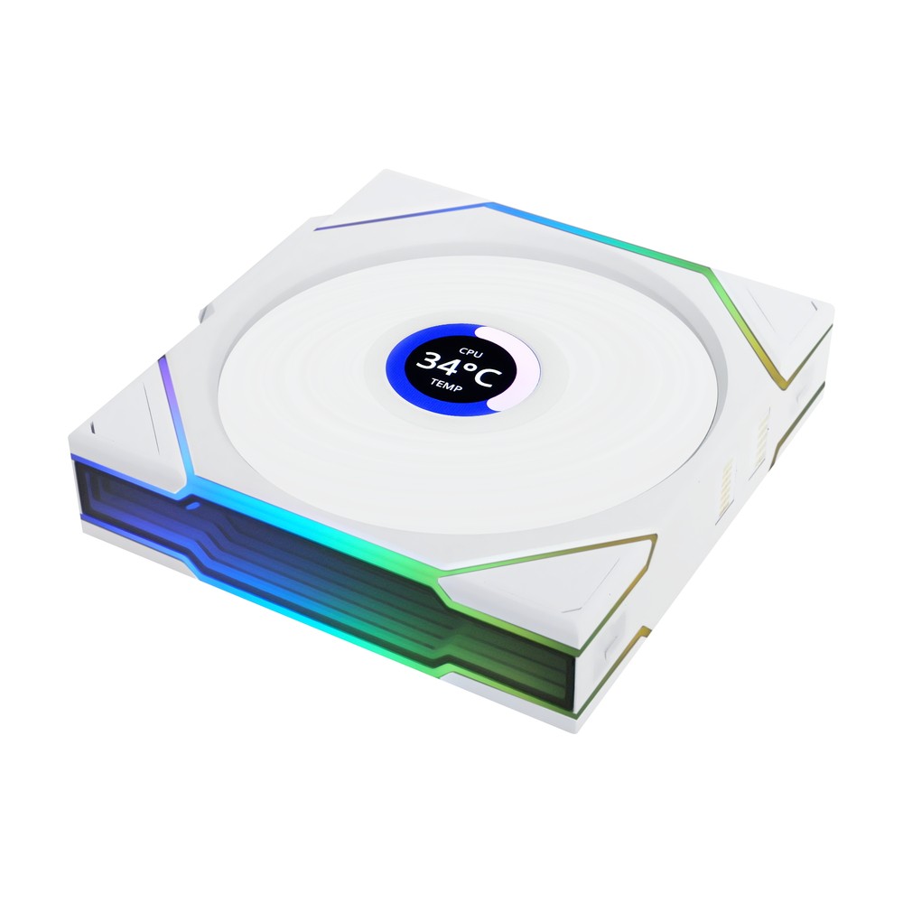 Lian Li UNI FAN TL Wireless LCD 120 White Single Pack