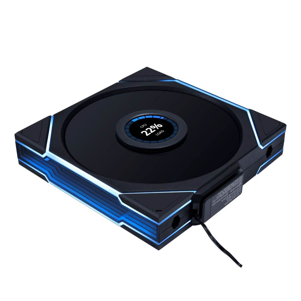 Lian Li UNI FAN TL Wireless LCD 140 Reverse Blade Black
