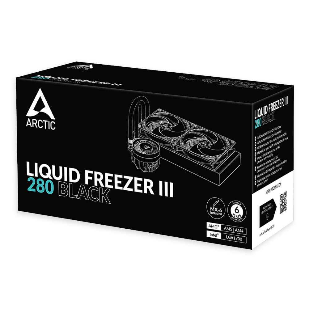 Arctic Liquid Freezer III 280 水冷CPUクーラー Amazon.com: ARCTIC Liquid Freezer III 280 - CPU AIO Water