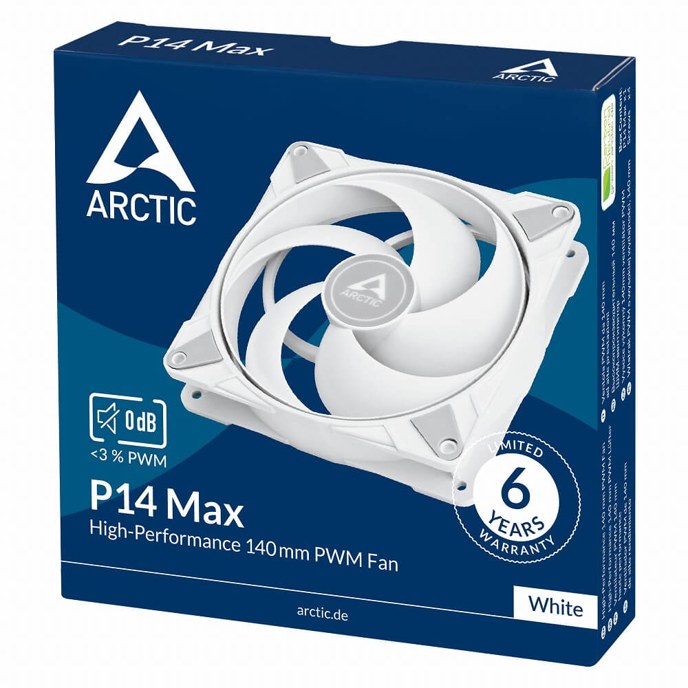 [新品未開封] ARCTIC P14 Max ファン 8個セット ARCTIC P14 Max White | パソコン工房【公式通販】