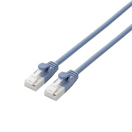 PCケーブル・コネクタ ELECOM LD-CTY/LG3 LD-CTT/LG3/RS LANケーブル CAT5E 爪折れ防止 スリムコネクタ