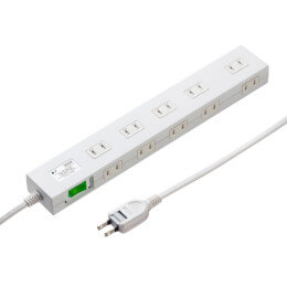 ご依頼品 延長コード 電源タップ AC×3個口 スイッチ付 雷ガード付 2m